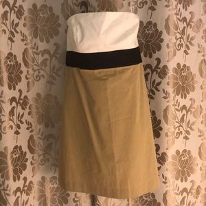 Theory - Tricolored Strapless Dress- New with Tags